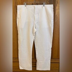 Cubavera Men's Cream Linen Blend Pants